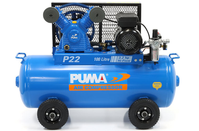 Puma P22-100L Air Compressor (100L, 15 Amp)