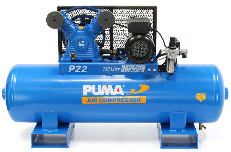 Puma P22-120L Air Compressor (120L, 15 Amp)