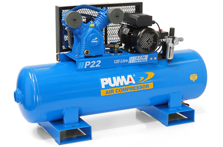Puma P22-120L Air Compressor (120L, 15 Amp)