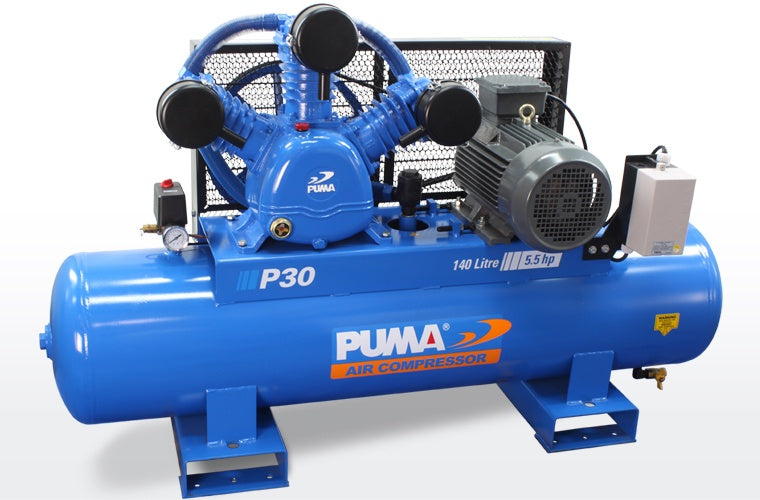 Puma P30 Air Compressor (140L, 3 Phase)