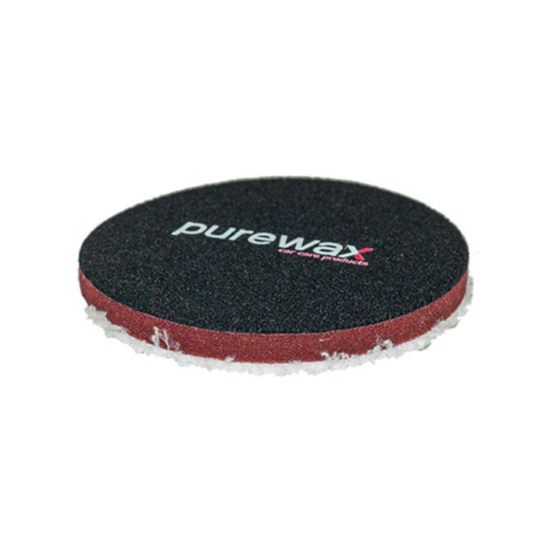 Purewax Microfibre Pad White Medium Cut-Cutting Pad-PureWax-5.5"-Detailing Shed