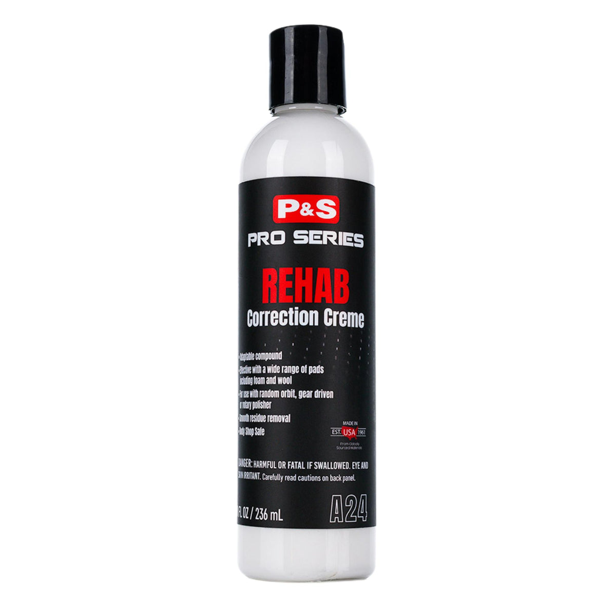 P&S Rehab Correction Creme-Polishing Compound-P&S Detail Products-236ml-Detailing Shed