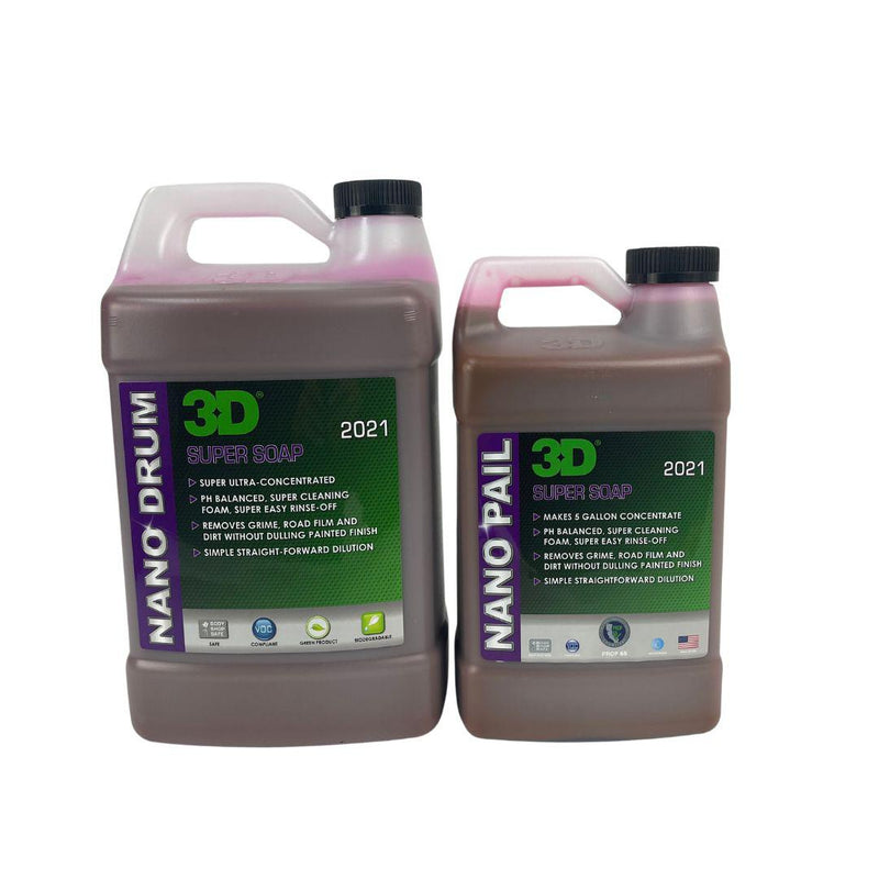 3D Super Soap Highly Concentrated PH Balance (1.89L/3.78L)-Vehicle Waxes, Polishes & Protectants-3D Car Care-Detailing Shed