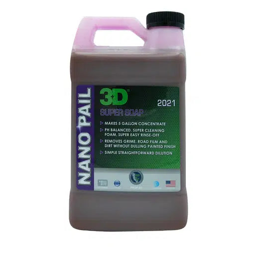 3D Super Soap Highly Concentrated PH Balance (1.89L/3.78L)-Vehicle Waxes, Polishes & Protectants-3D Car Care-1.89L-Detailing Shed