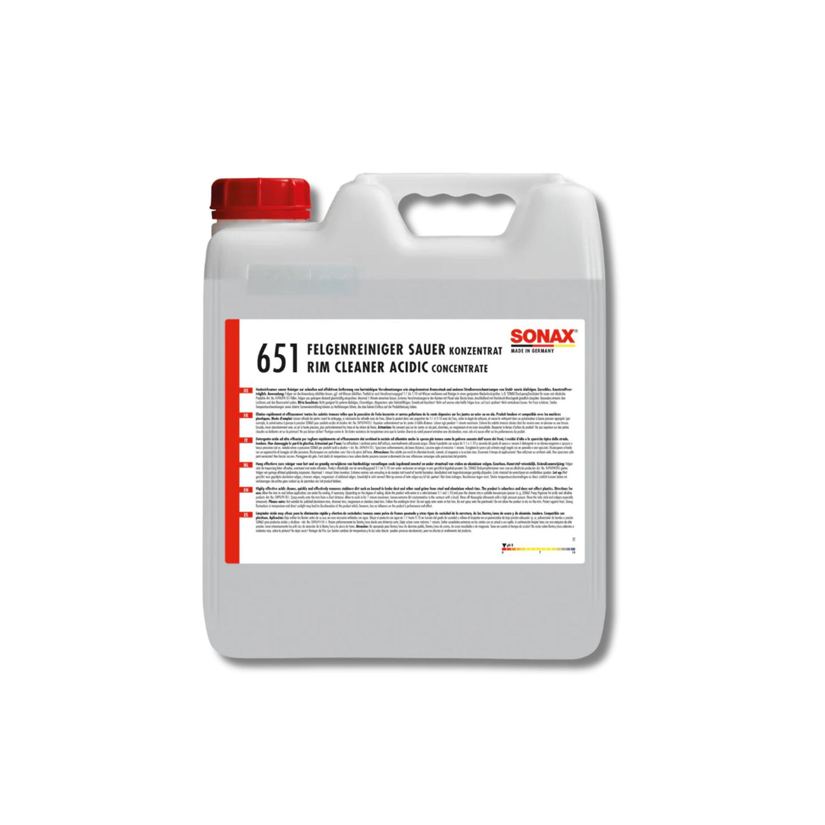 Sonax Rim Wheel Cleaner Acidic Concentrate-Wheel Cleaner-Sonax-10L-Detailing Shed