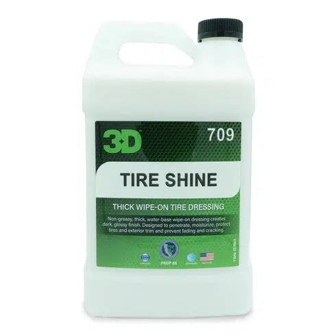 3D Tire Shine (474ml/3.78L)-Vehicle Waxes, Polishes &amp; Protectants-3D Car Care-3.78L-Detailing Shed