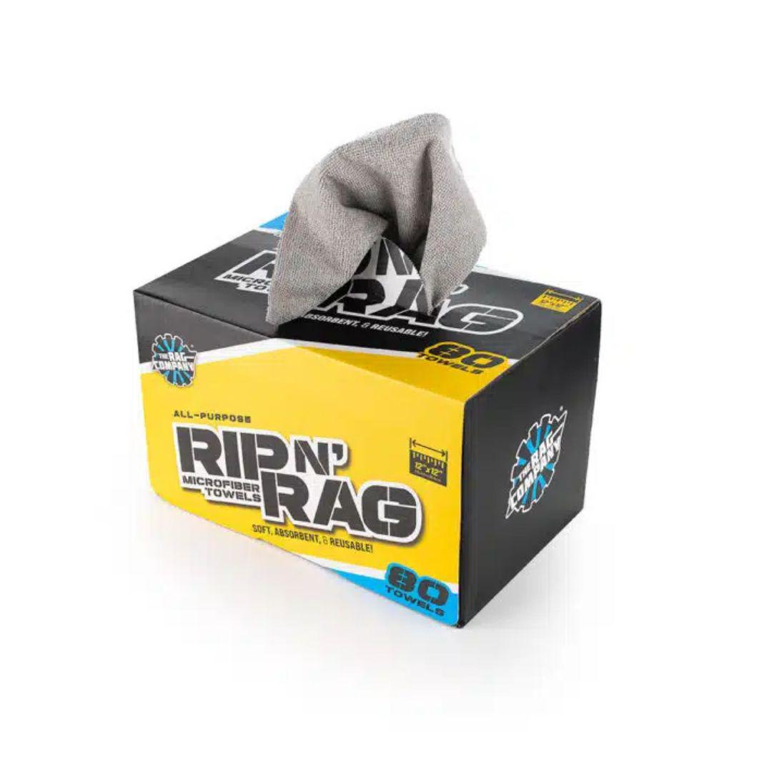 The Rag Company &quot;Rip n&#39; Rag&quot; Multi-Purpose Microfiber Towels 30X30-All-Purpose Microfiber-The Rag Company-80 Towel Box-Detailing Shed