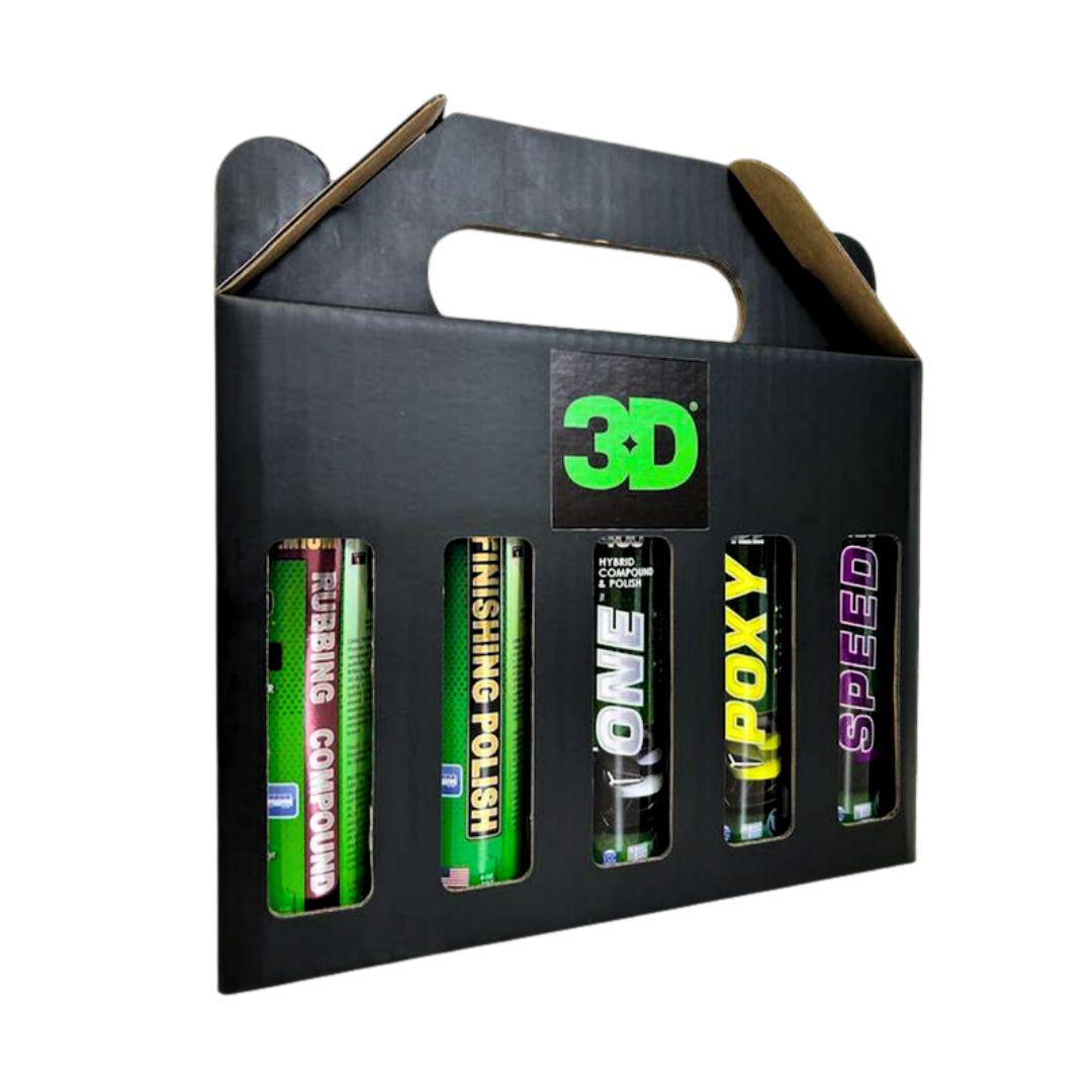 3D Compound, Polish & Wax Sample Pack-Polishing Compound-Detailing Shed-236ml Sample Pack-Detailing Shed