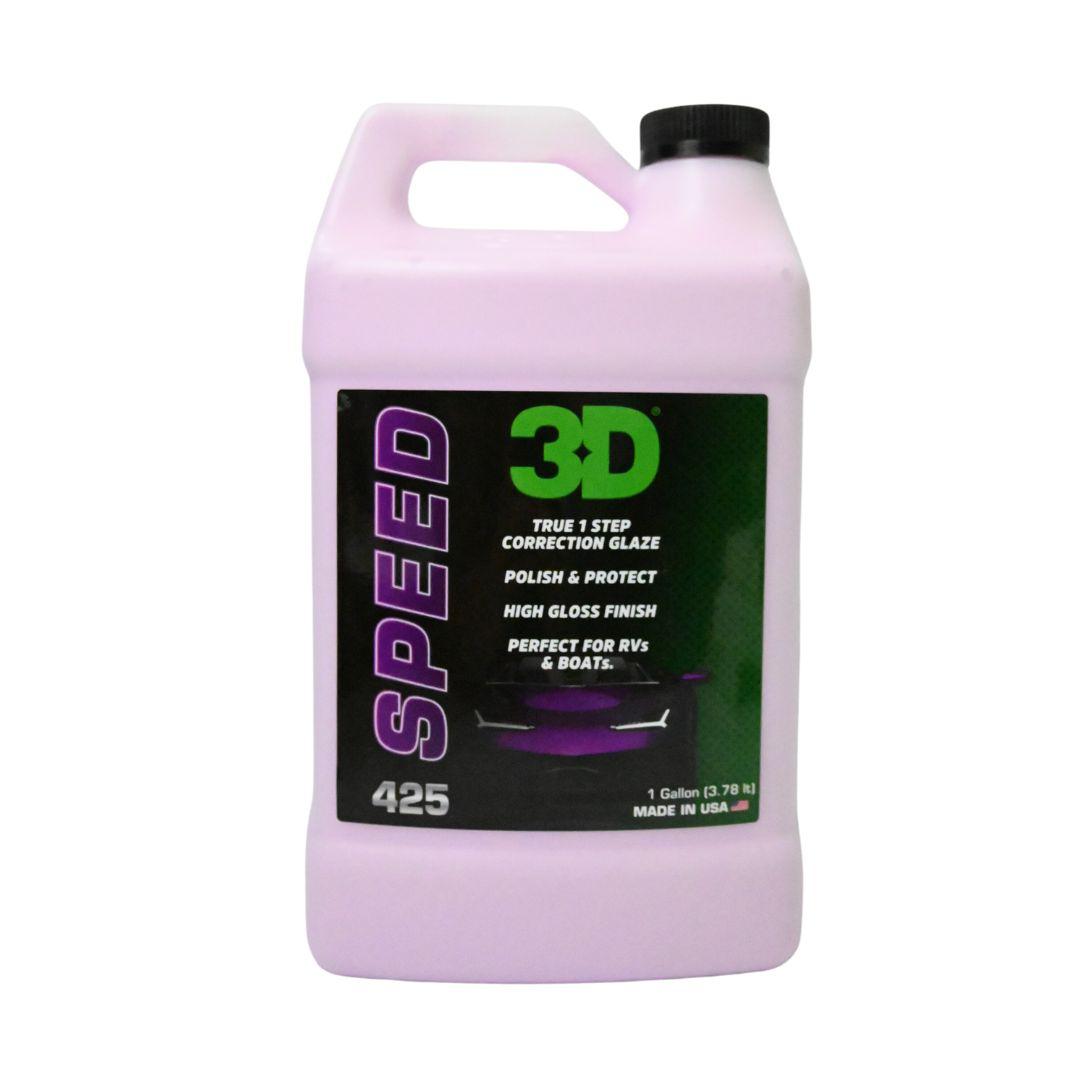 3D Speed AIO (All in One) Polishes + Wax-Vehicle Waxes, Polishes &amp; Protectants-3D Car Care-3.78L-Detailing Shed