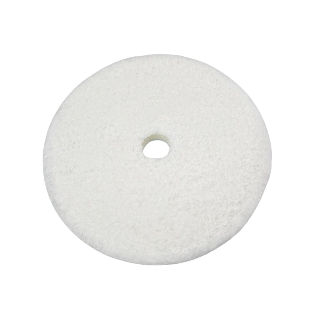 Buff and Shine Uro Fiber Microfiber white fibers (White Foam) Finishing Pad (3/5/6Inch)-POLISHING PAD-Buff and Shine-6 Inch-Detailing Shed