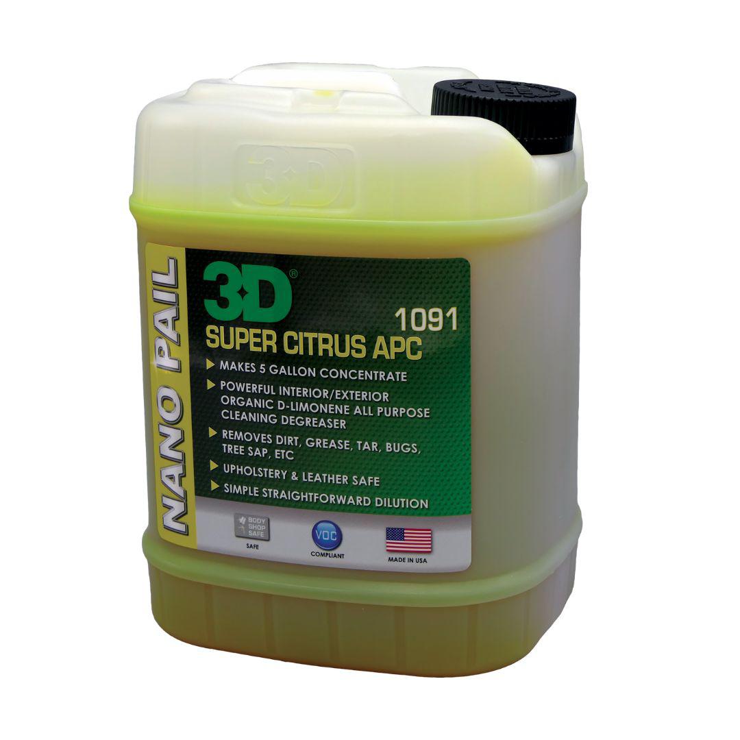 3D Super Citrus Cleaner APC (1.89L/3.78L)-Vehicle Waxes, Polishes &amp; Protectants-3D Car Care-22.72L-Detailing Shed