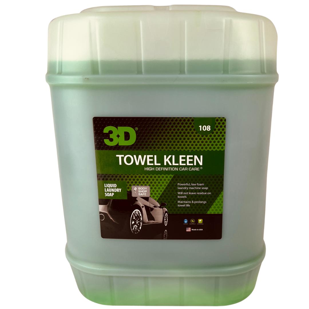 3D Microfibre Towel Kleen (3.78L/18.9L)-Vehicle Waxes, Polishes &amp; Protectants-3D Car Care-18.9L-Detailing Shed