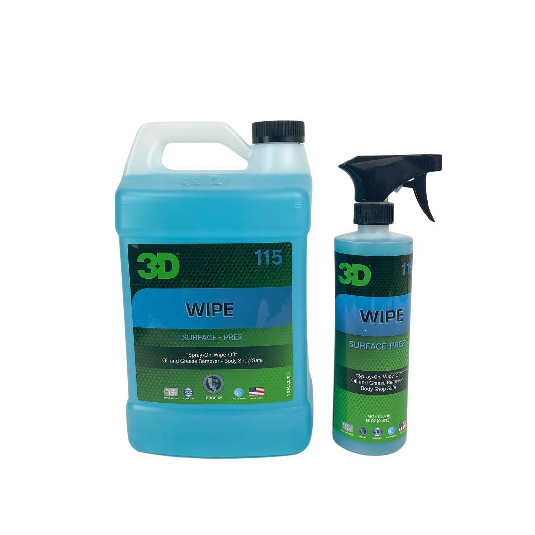 3D Wipe Surface Prep Spray (473ml/3.78L)-Vehicle Waxes, Polishes &amp; Protectants-3D Car Care-Detailing Shed