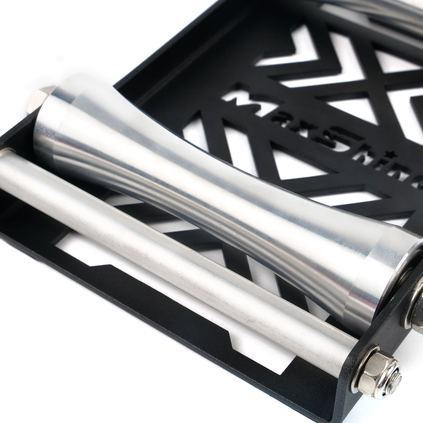 Maxshine Motorcycle Wheel Roller Stand for Tire Cleaning & Chain Lubrication-Wheel Stand-Maxshine-Black-Detailing Shed