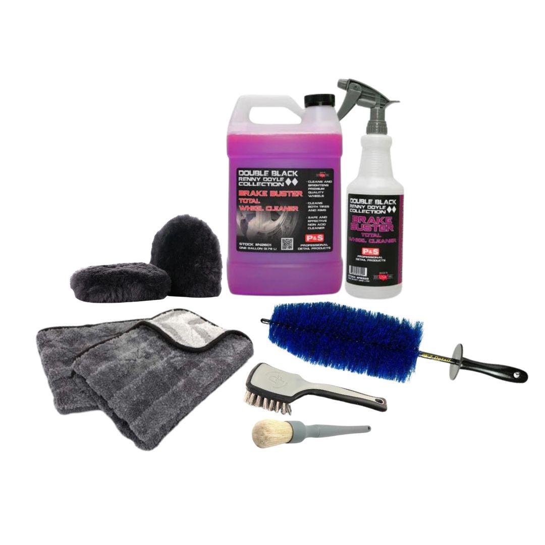 Wheel and Tyre Clean and Protect Bundle | Nicks Picks-Wheel Bundle-Detailing Shed-3.8L + Empty Spray Bottle-No-Detailing Shed