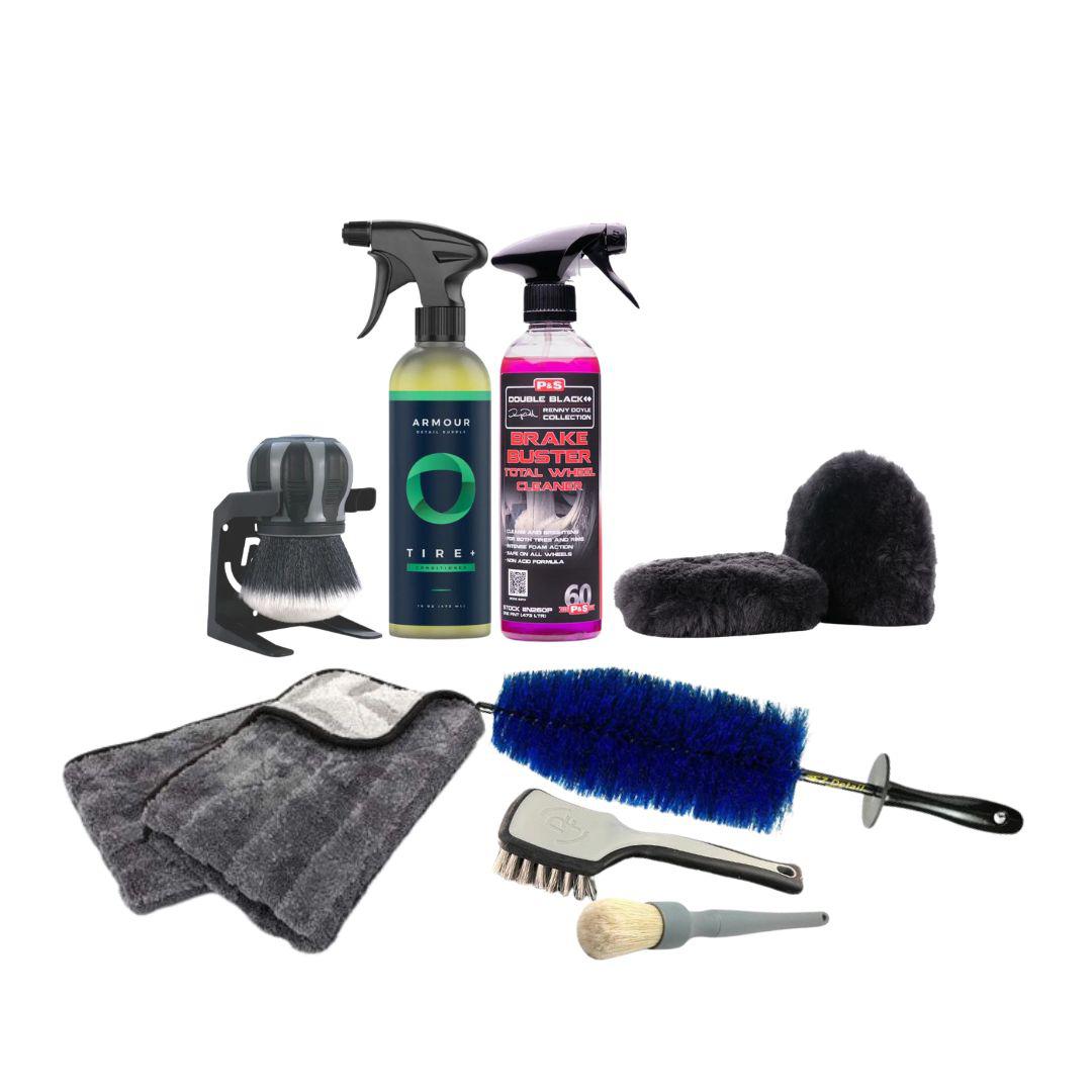 Wheel and Tyre Clean and Protect Bundle | Nicks Picks-Wheel Bundle-Detailing Shed-473ml-Yes-Detailing Shed