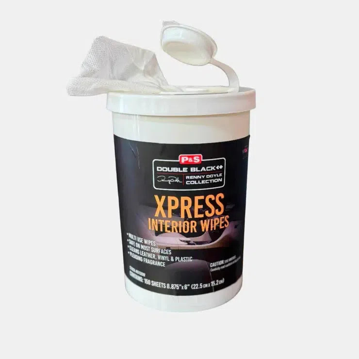 P&S Xpress Interior Wipes-Antibacterial Surface Wipes-P&S Detail Products-1 Box - 150 Sheets-Detailing Shed