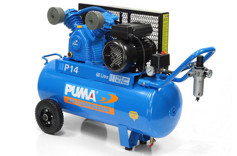 Puma P14-60L Air Compressor (60L, 2.2hp, 10 Amp)