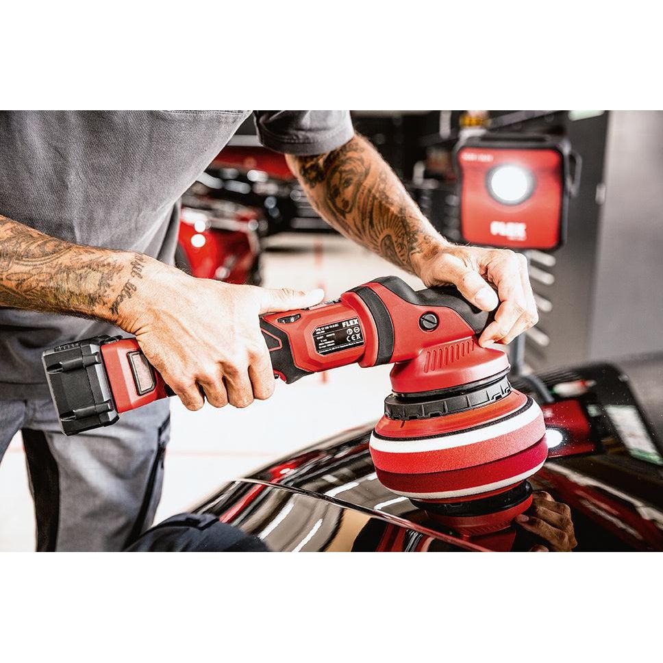 FLEX XCE8-125-18EC 18V Cordless random orbital polisher with positive-action drive - SKIN ONLY-Polish Machine-FLEX AU-1 x XCE8-125-18EC Skin Only-Detailing Shed