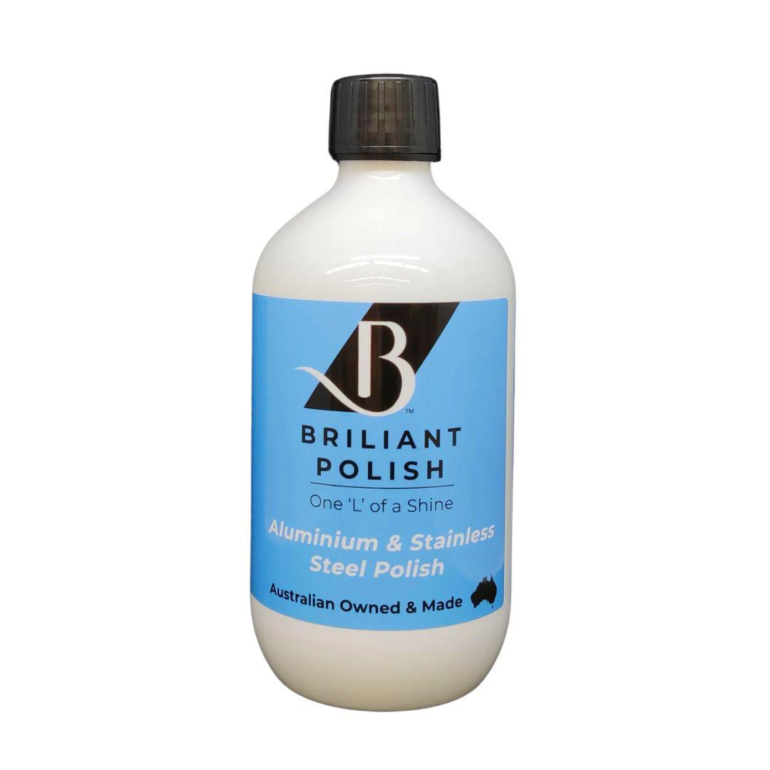 Briliant Polish Aluminium and Stainless Steel Metal Polish-Metal Polish-Briliant Polish-500ml-Detailing Shed