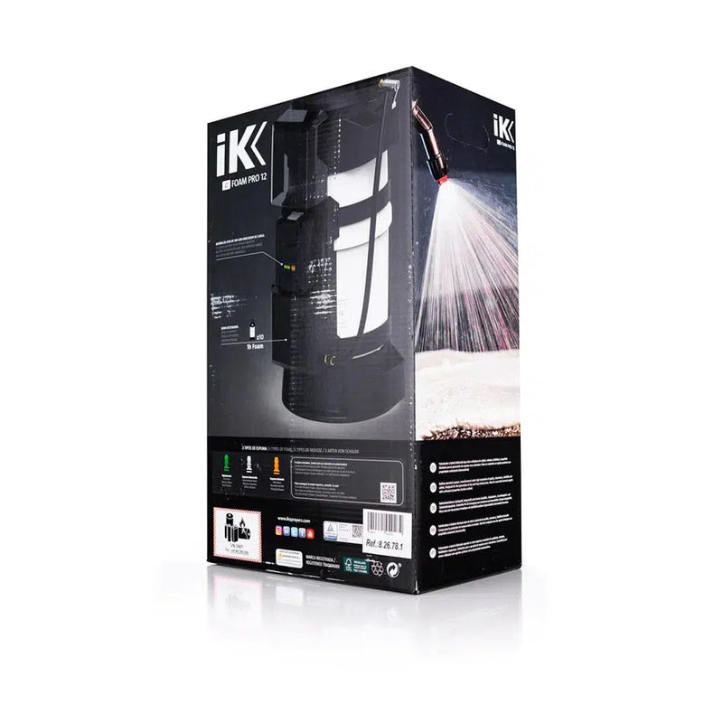 IK e FOAM PRO 12 Battery powered-Foam Sprayers-GOIZPER GROUP IK SPRAYERS-Single-Detailing Shed