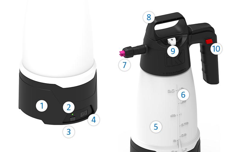 IK e Foam Pro 2 | NEW Battery Sprayer-Foam Sprayer-GOIZPER GROUP IK SPRAYERS-Detailing Shed