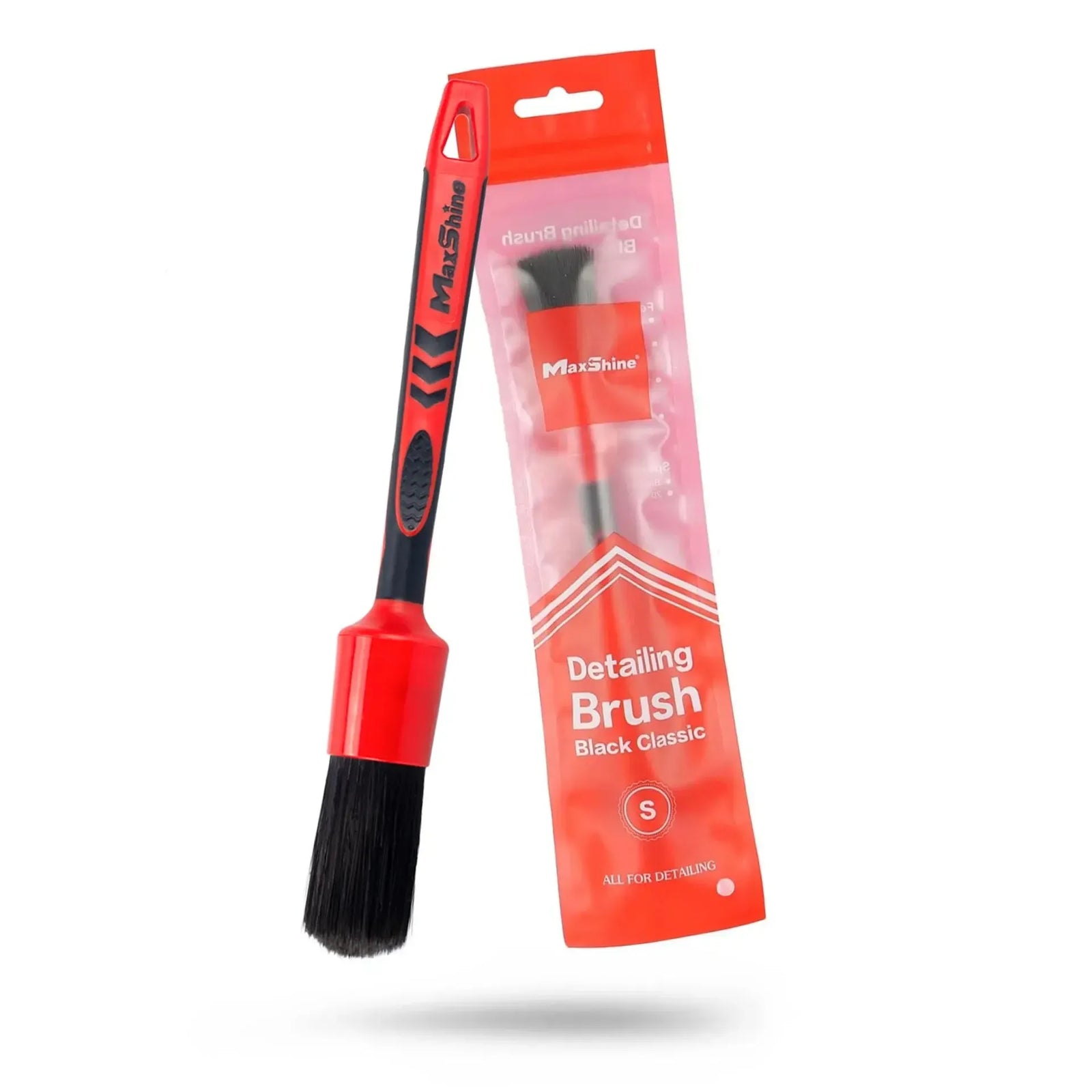 Maxshine Detailing Brush – Black Red Classic-Detailing Brush-Maxshine-Small 10-Detailing Shed