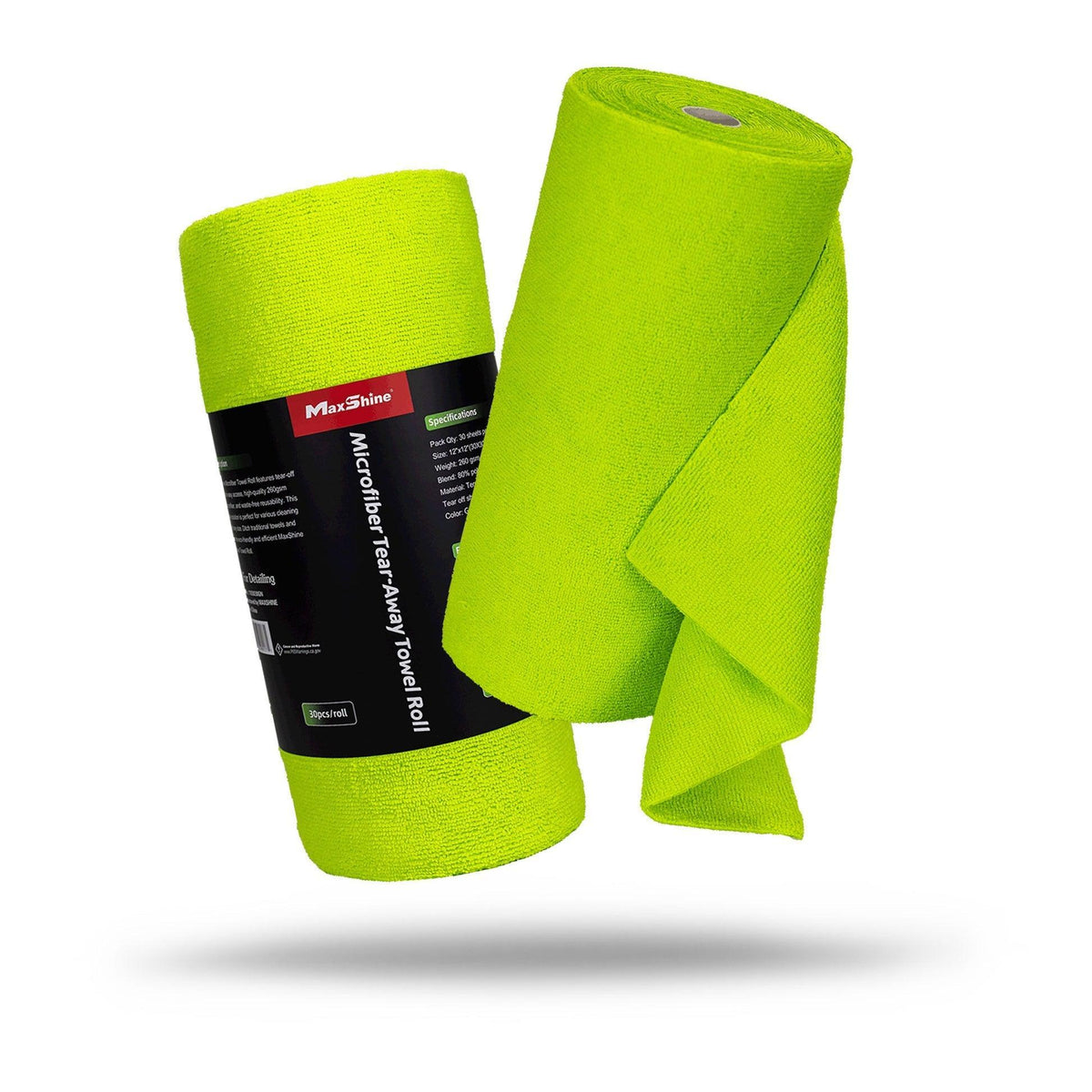 Maxshine Microfiber Tear Away Towel Roll 30pcs-All-Purpose Towel-Maxshine-Green-Detailing Shed