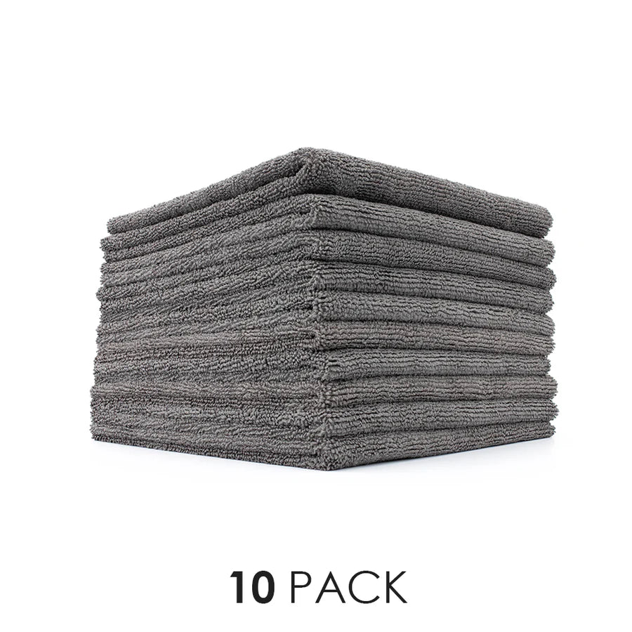 12B The Rag Company – Edgeless Miner Premium Microfiber Metal Polishing Towel – 41cm x 41cm 16x16Inch-MicroFibre-The Rag Company-41cm X 41cm - 10x Pack-Grey-Detailing Shed