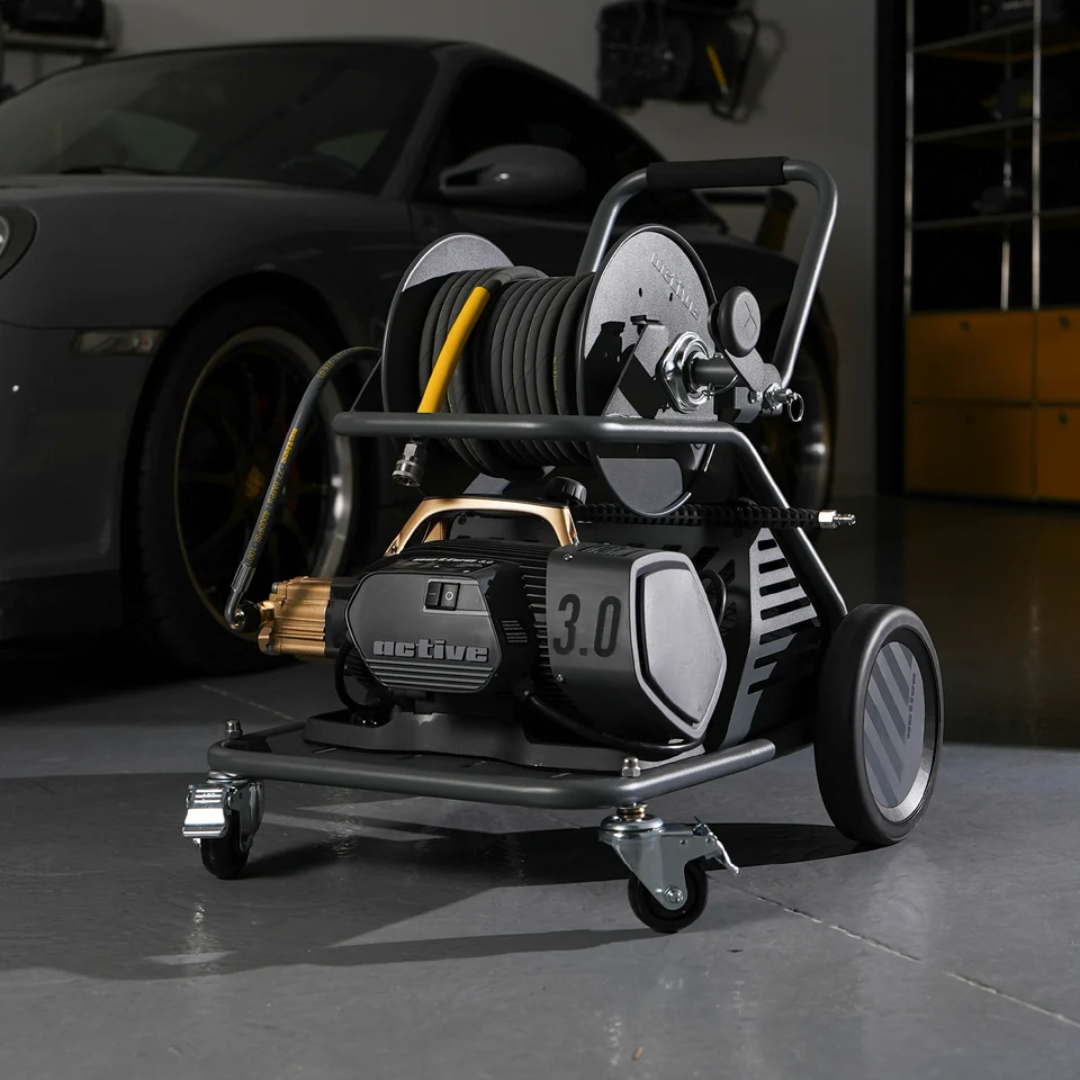 Active Wash Cart & Hose Reel