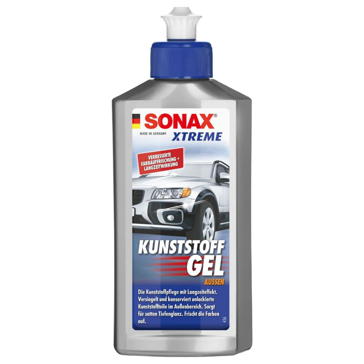 SONAX XTREME Plastic Restorer Gel Exterior for Plastic Trim, Engine and Tyres-Plastics & Trim-Sonax-250ml-Detailing Shed