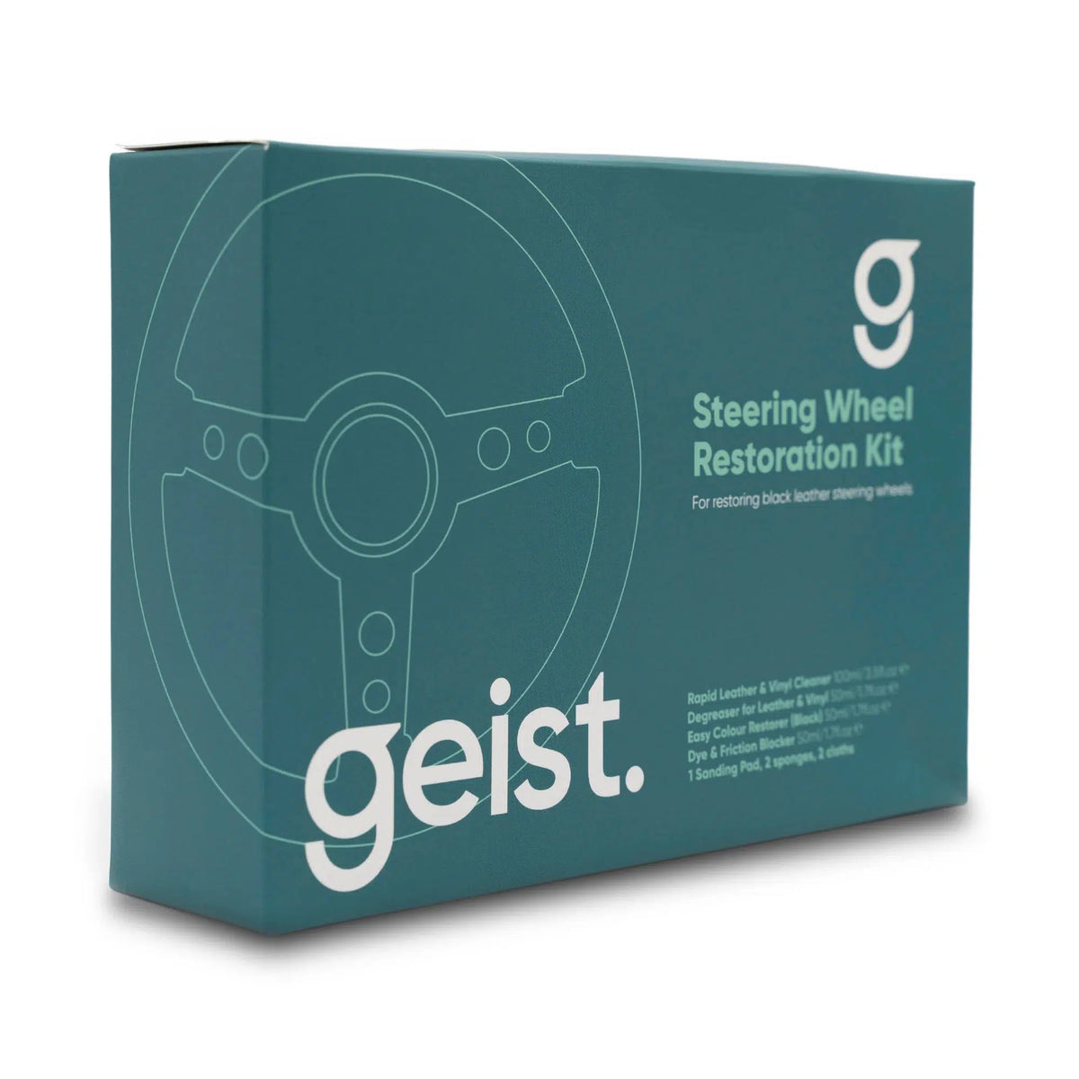 GEIST Steering Wheel Restoration Kit-steering wheel kit-Geist-Steering Wheel Kit (Black)-Detailing Shed