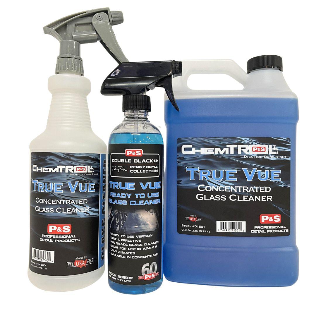 P&amp;S True Vue Glass Cleaner Tint Safe Professional-Waterless Wash-P&amp;S Detail Products-Detailing Shed