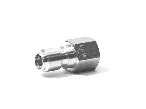 MTM HYDRO STAINLESS STEEL 3/8" QC FEMALE PLUG-Pressure washer Parts-MTM Hydro-Quick Connect PLUG 3/8-Detailing Shed