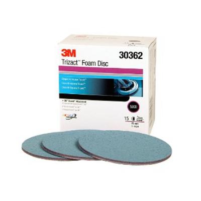 3M Trizact Hookit Foam Disc Sponge P5000 Grit (3/6 Inch)-Sanding disc-3M-3Inch (75mm) Trizact Hookit Foam Disc-15 DISC Box-Detailing Shed