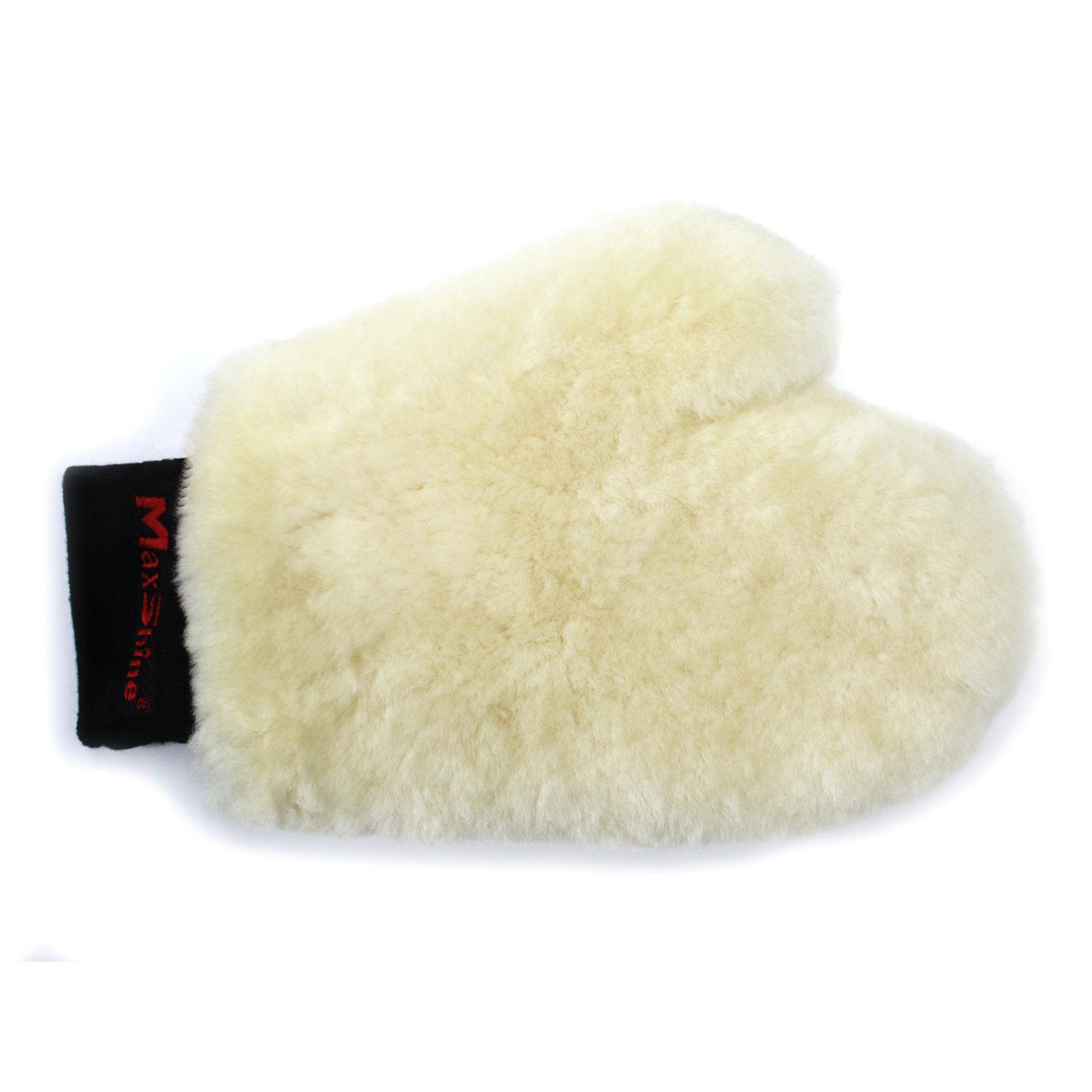 Maxshine Lambswool Wash Mitt – Premium-Wash Mitt-Maxshine-1x Sheepskin Wool Mitt-Detailing Shed