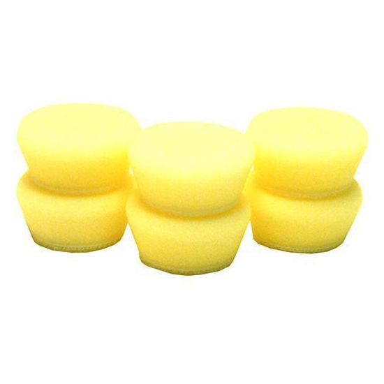 Buff and Shine Uro-Tec Yellow Polishing/finishing Foam Pad-POLISHING PAD-Buff and Shine-1 Inch (6 Pack)-Detailing Shed