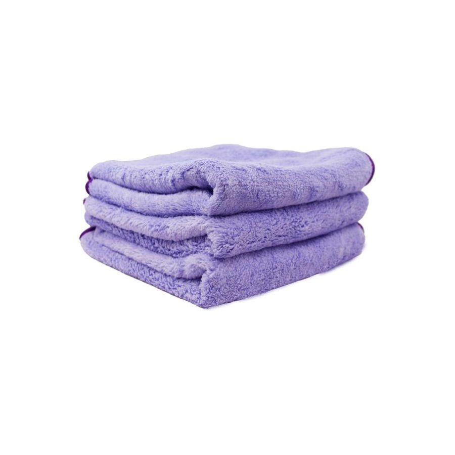 12F The Rag Company MINX ROYALE 41X41CM CORAL FLEECE 70/30 380GSM MICROFIBER TOWEL-MicroFibre-The Rag Company-Lavender-Detailing Shed