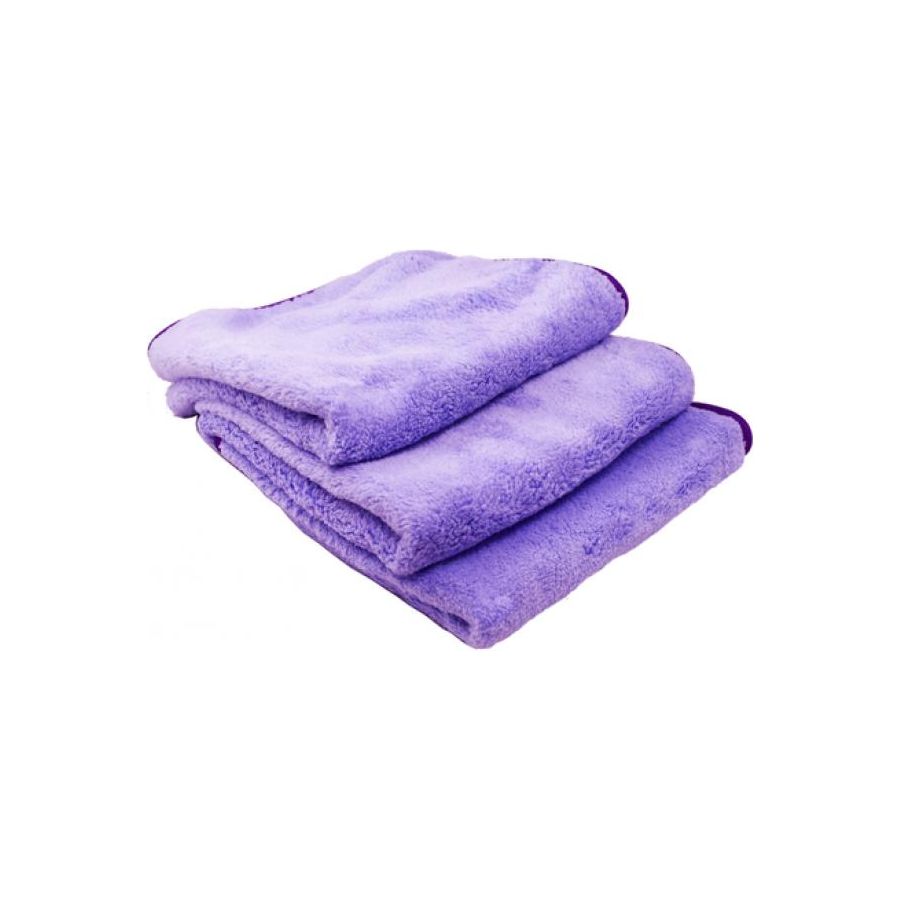 12F The Rag Company MINX ROYALE 41X41CM CORAL FLEECE 70/30 380GSM MICROFIBER TOWEL-MicroFibre-The Rag Company-Lavender-Detailing Shed