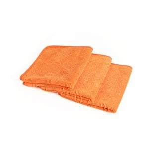 14H The Rag Company - THE PREMIUM FTW TWISTED LOOP Drying TOWEL-Drying Towel-The Rag Company-Single 40cm x 40cm-Orange-Detailing Shed