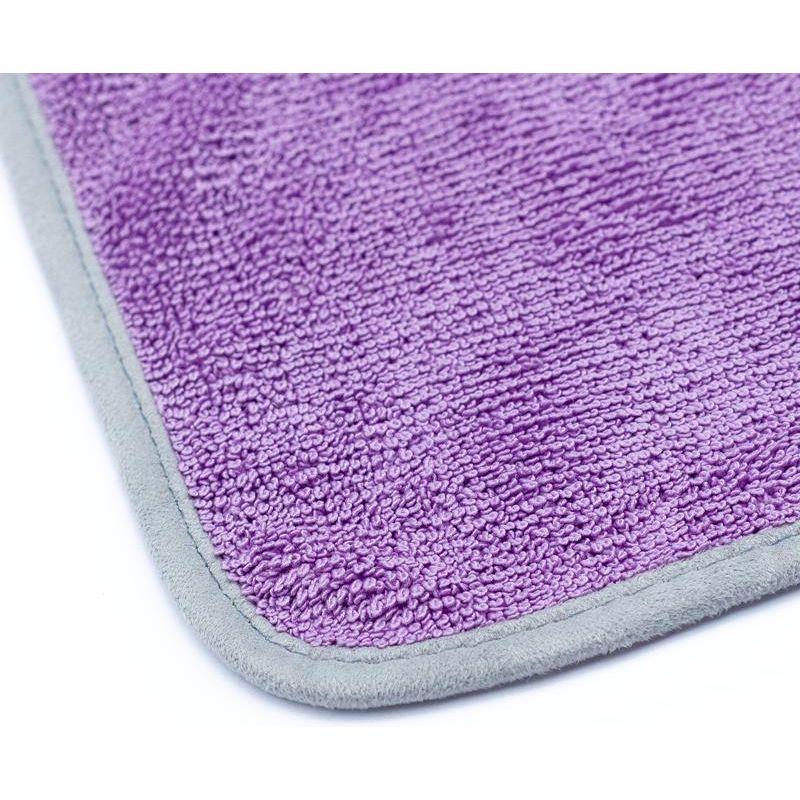 14J The Rag Company TWIST N&#39; SHOUT 25 X 36 MICROFIBER TWIST LOOP DRYING TOWEL (64 cm x 92 cm)-Drying Towel-The Rag Company-XL Large25 x 36Inches (64cm x 92cm)-Lavender with Ice Grey Suede Border-Detailing Shed