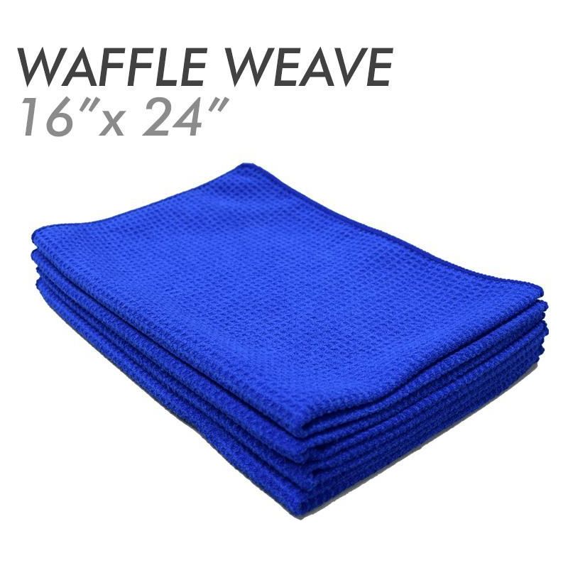 The Rag Company Waffle STANDARD WAFFLE-WEAVE ROYAL BLUE TOWEL