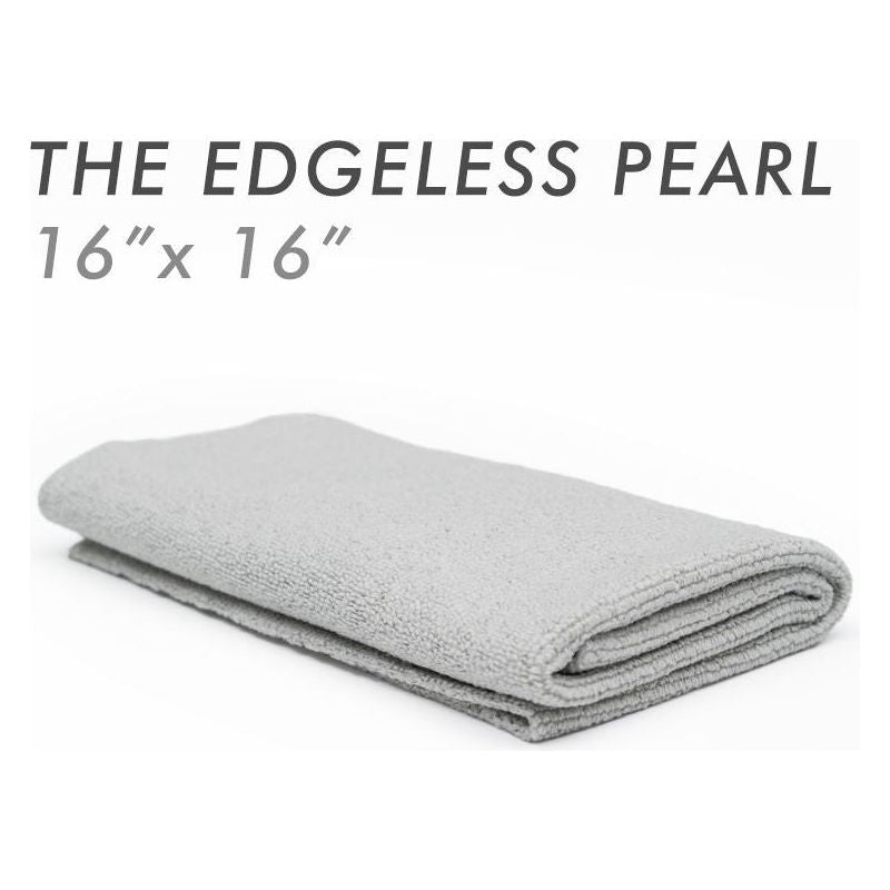 15A The Rag Company THE CERAMIC COATING TOWEL EDGELESS PEARL 16 X 16 - ICE GREY-Coating Towl-The Rag Company-41cm X41cm-ICE Grey-Detailing Shed