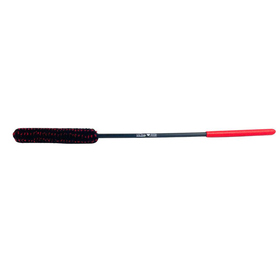 Wheel Woolies® Detail Brush 18&quot; Large/Medium/Small Red/Black Premium Grade Made in USA-Wheel Brush-Braun Automotive-Small-Detailing Shed