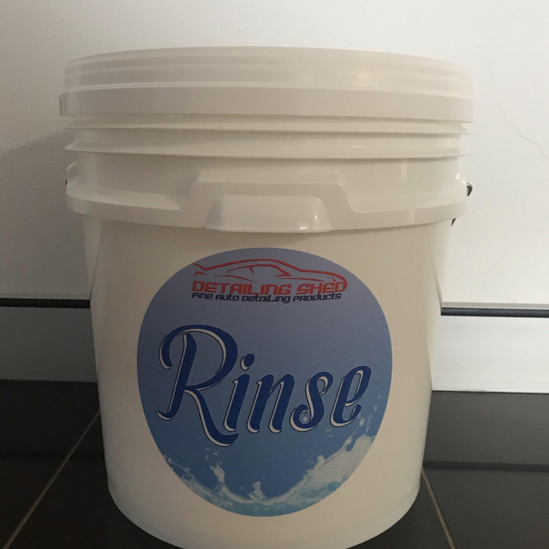 Detailing Wash Bucket with vinyl stickers litres for Rinse
