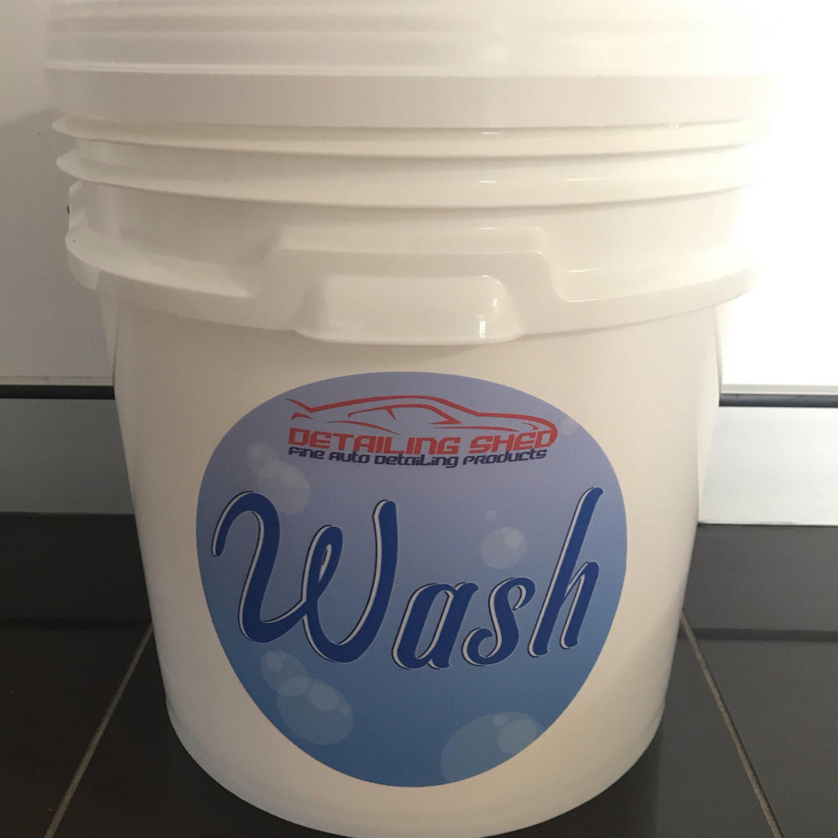 Detailing Wash Bucket with vinyl stickers litres for Wash