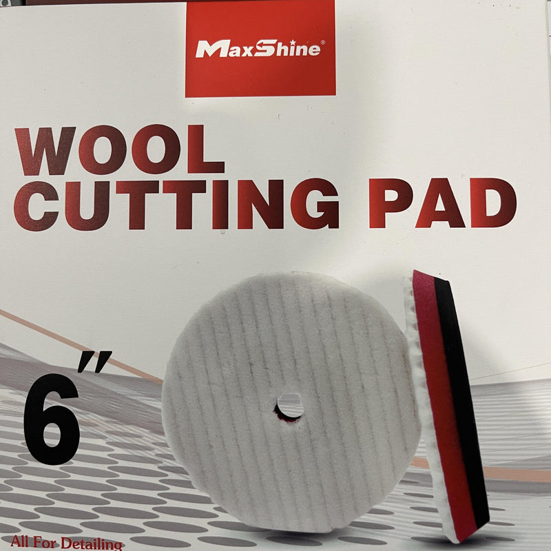 Maxshine Wool Cutting Pads 3/5/6 Inch-Heavy Cutting Pad-Maxshine-Detailing Shed