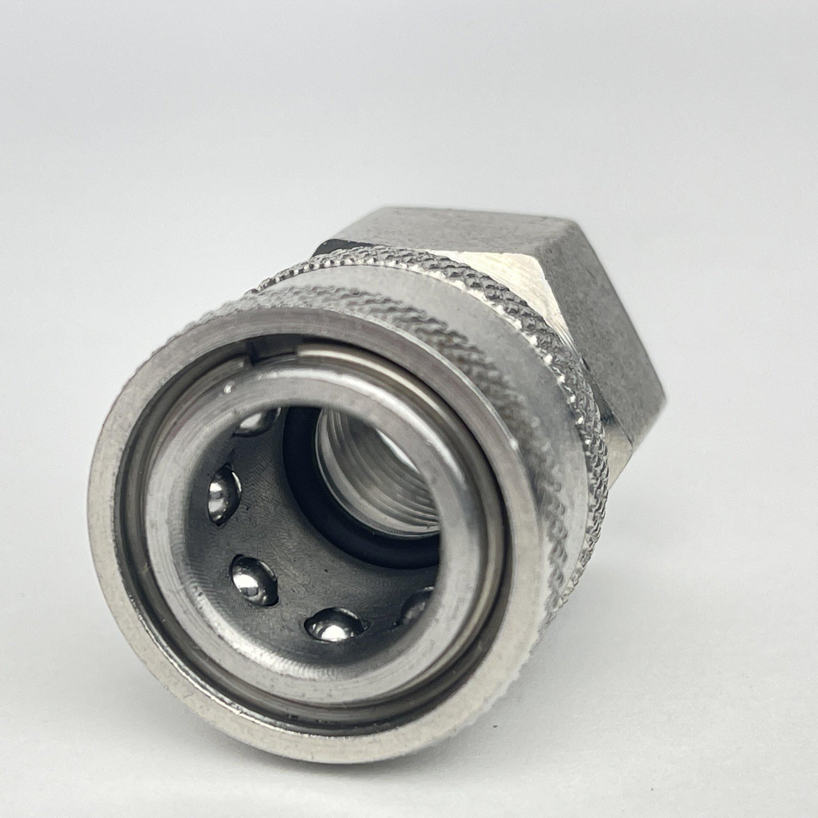 MTM HYDRO Twist Seal Plug X 3/8" Stainless QC Coupler 14MM PLUG-Pressure Washer Accessories-MTM Hydro-MTM HYDRO 3/8" QC Stainless COUPLER X M22 M 14MM PLUG-Detailing Shed