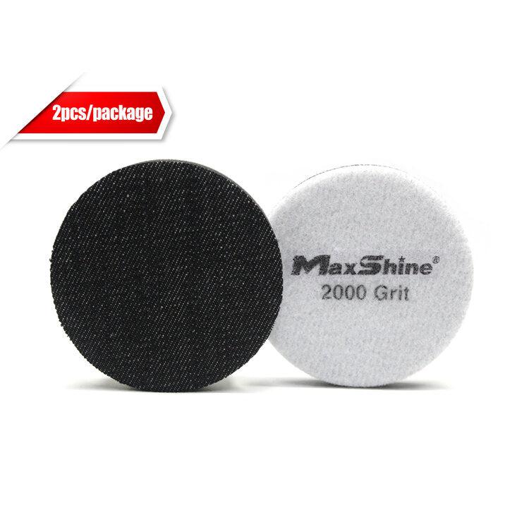 Maxshine 3&quot;/5&quot; Orange Peel Pad 2000 Grit Denim - 2pcs/pack-Polishing Pads-Maxshine-5 Inch 2Pack-Detailing Shed