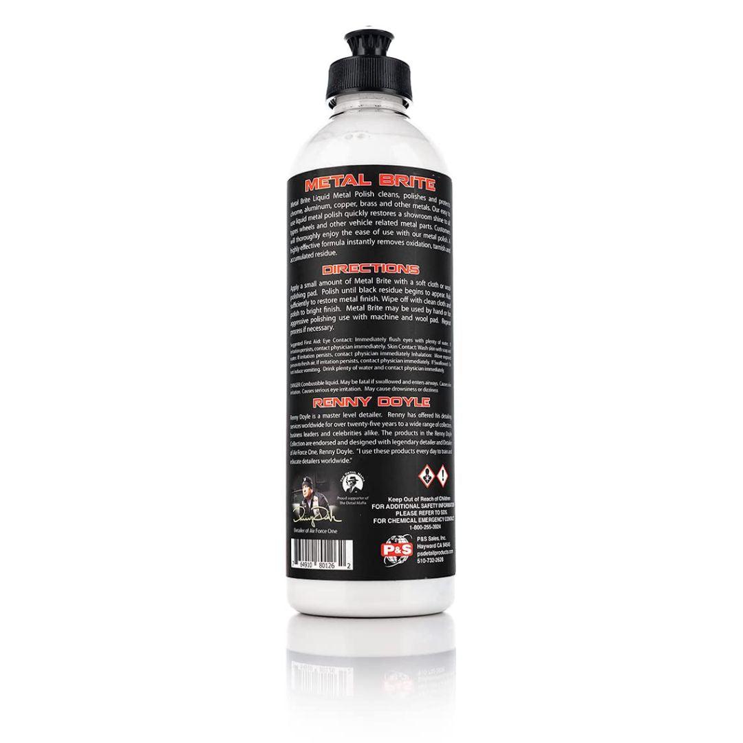 P&amp;S Metal Brite Liquid Metal Polish 473ml-Detailing Shed-473ml-Detailing Shed